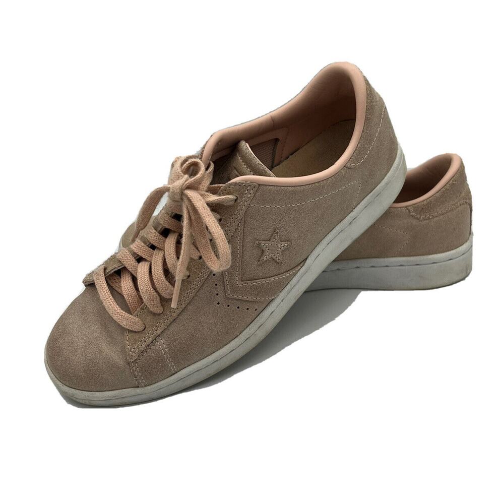 Converse All Star Sneakers Vapor Low Blush Suede Rose Pink Women Size 7